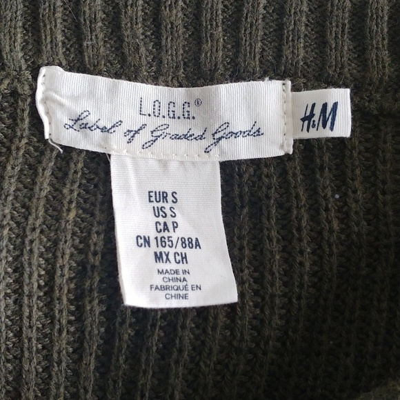 H&M LOGG Tie Up Front Sweater - Picture 5 of 6